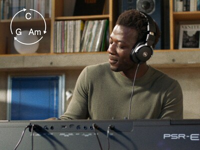 PSR-E483, Obraz wyróżniający funkcję Auto Chord Play