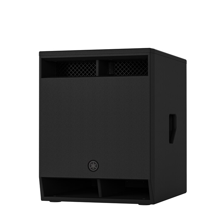 Aktywny subwoofer Yamaha DXS15 mk3 z lewej strony