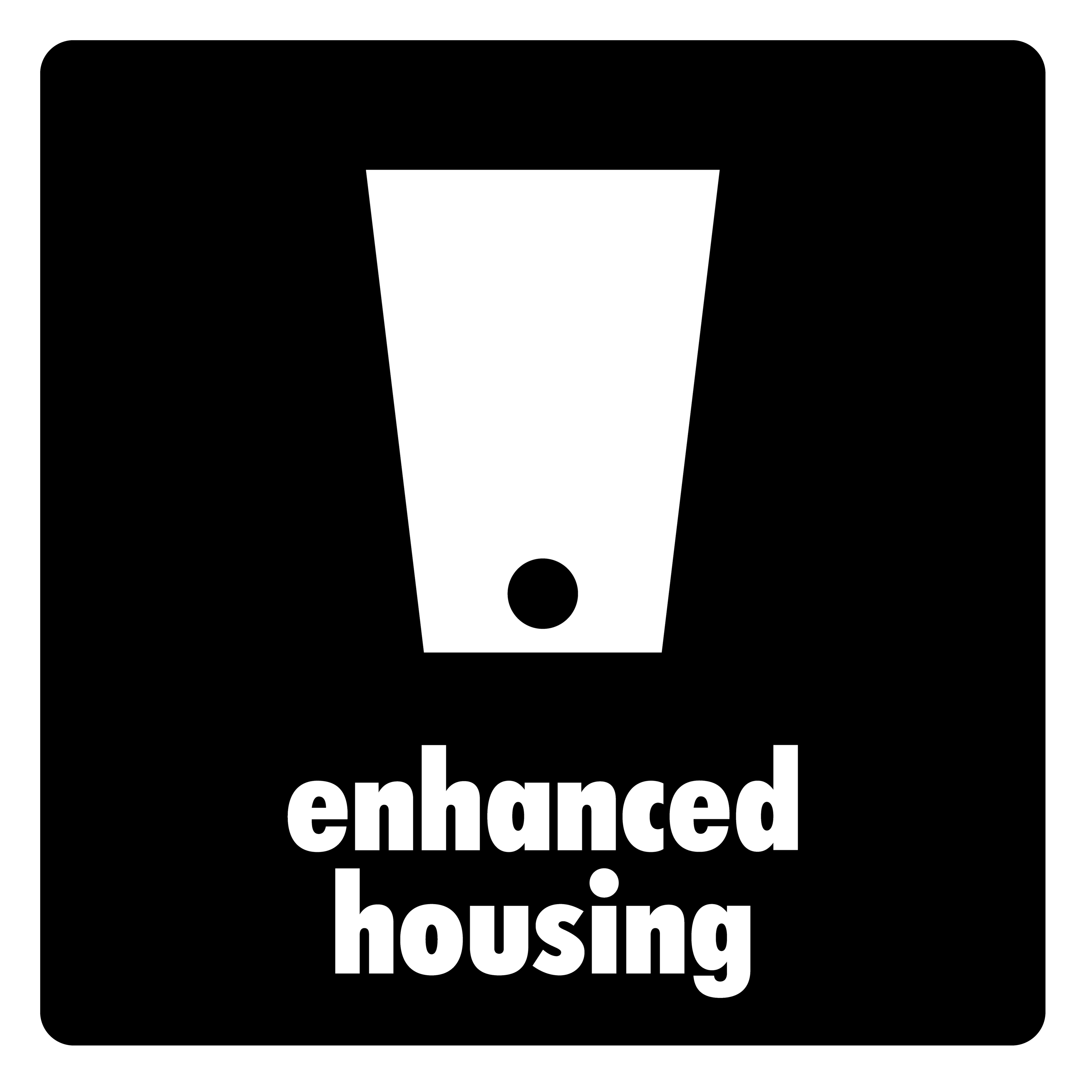 Ulepszona obudowa dla czystego, niezawodnego brzmienia.