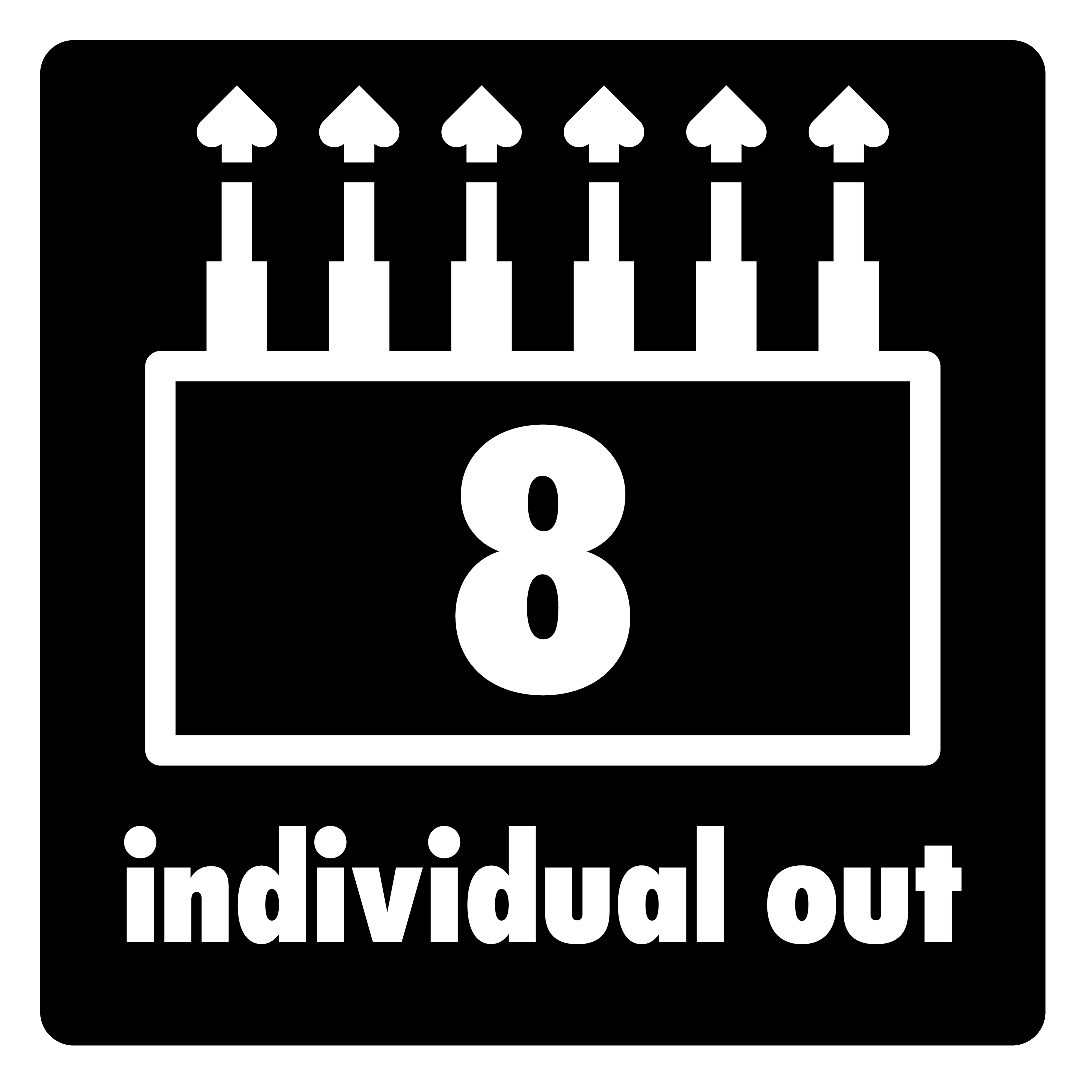 Osiem wyjść do osobnego wysyłania kanałów bębnów i efektów do systemu nagłośnienia PA