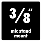 Elastyczne pozycjonowania dzięki wbudowanemu mocowaniu na statyw.