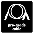 Czysty, stereofoniczny sygnał z dołączonym profesjonalnym kablem rozdzielającym.