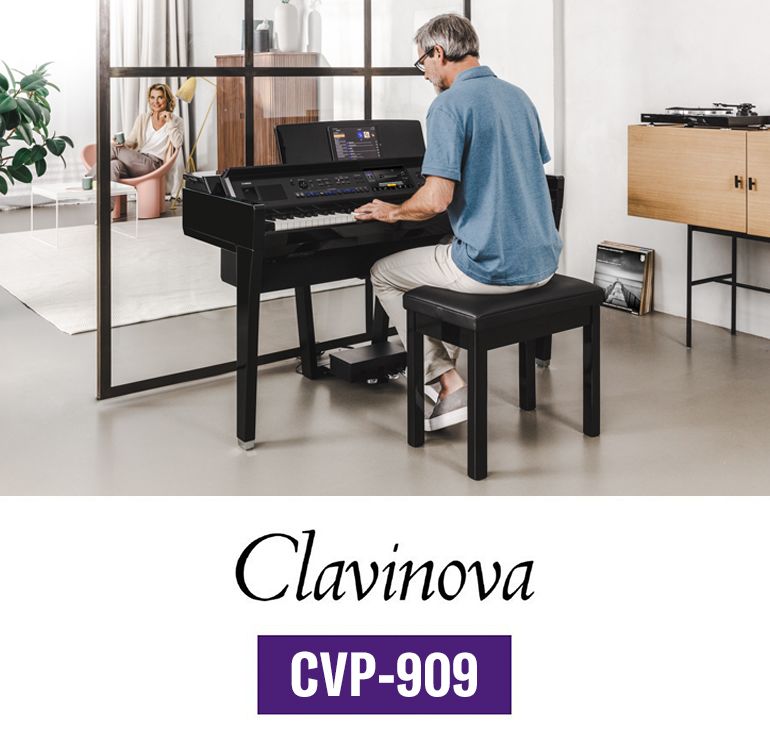 YAMAHA Clavinova CVP-909 (BK - czarny)