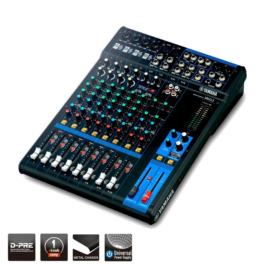 YAMAHA MG12XUDJミキサー MG Series - Informacje o produkcie - Miksery - Pro Audio