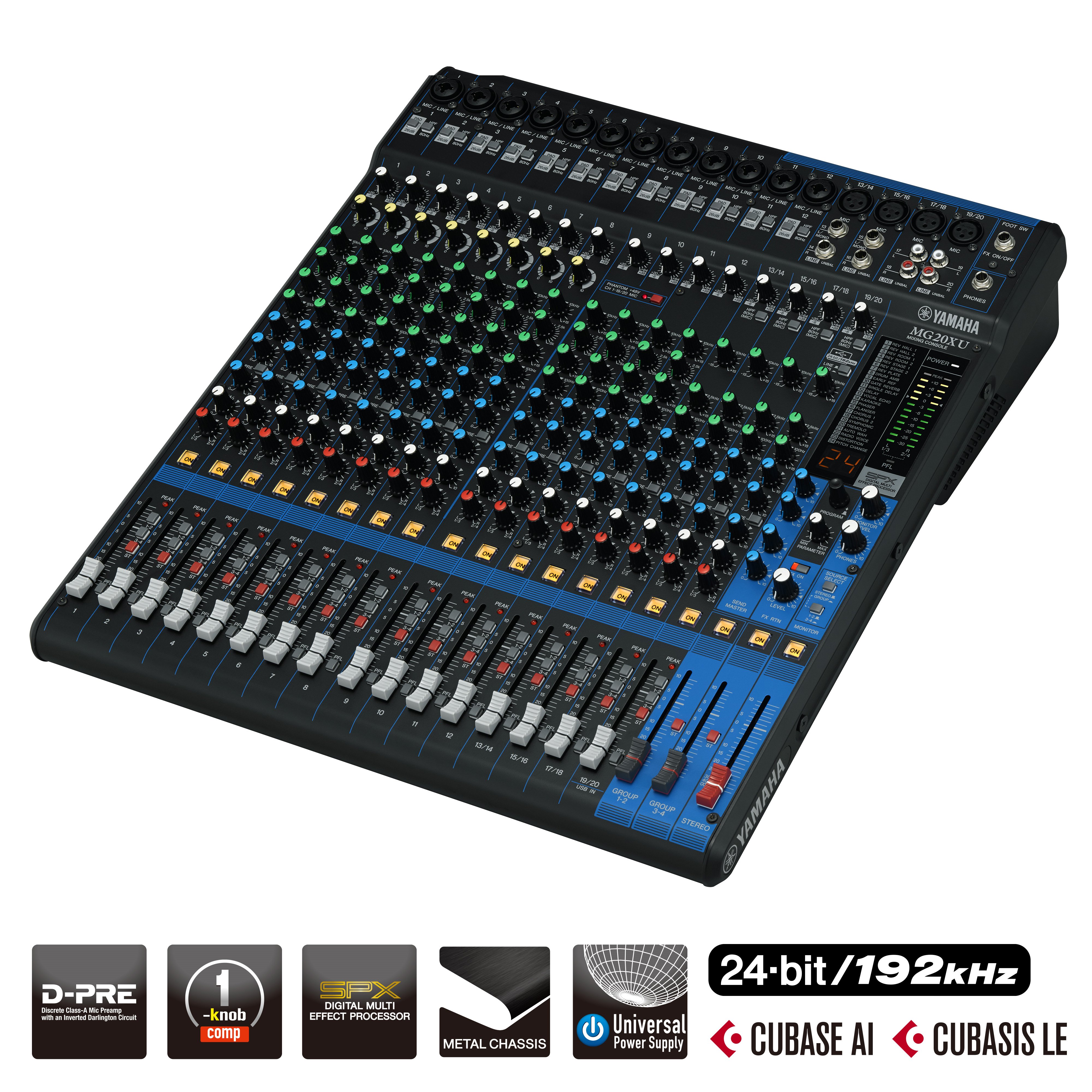 MG Series - Informacje o produkcie - Miksery - Pro Audio