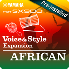 Muzyka afrykańska (zainstalowany pakiet – dane kompatybilne z Yamaha Expansion Pack)