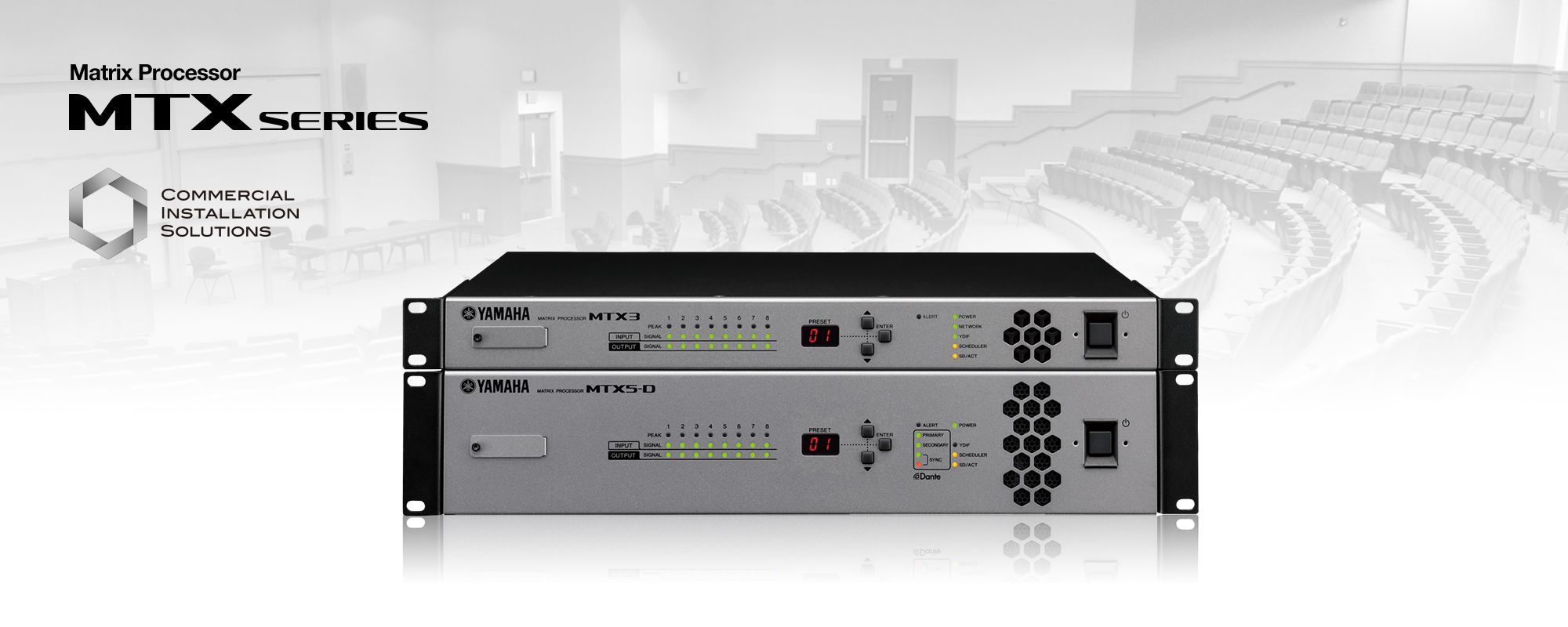 Seria MTX - Control - Procesory Sygnałowe - Pro Audio