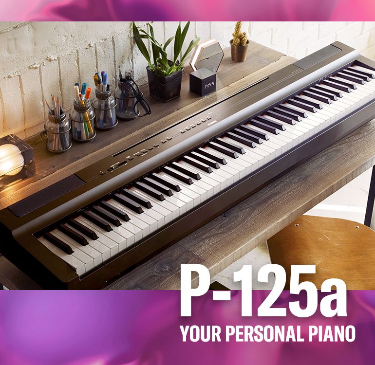 デジタルピアノ　ヤマハp125a P-125a - Informacje o produkcie - Seria P - Pianina i