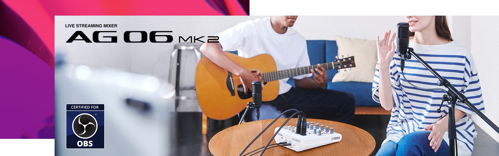 AG06MK2 - Akcesoria - Seria AG - Live Streaming / Gaming