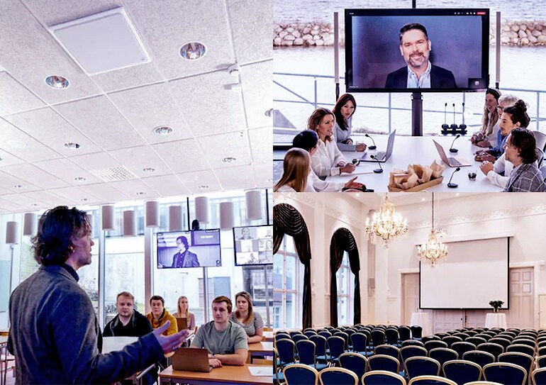 Extensive lineups covering rooms of all sizes, from input to output