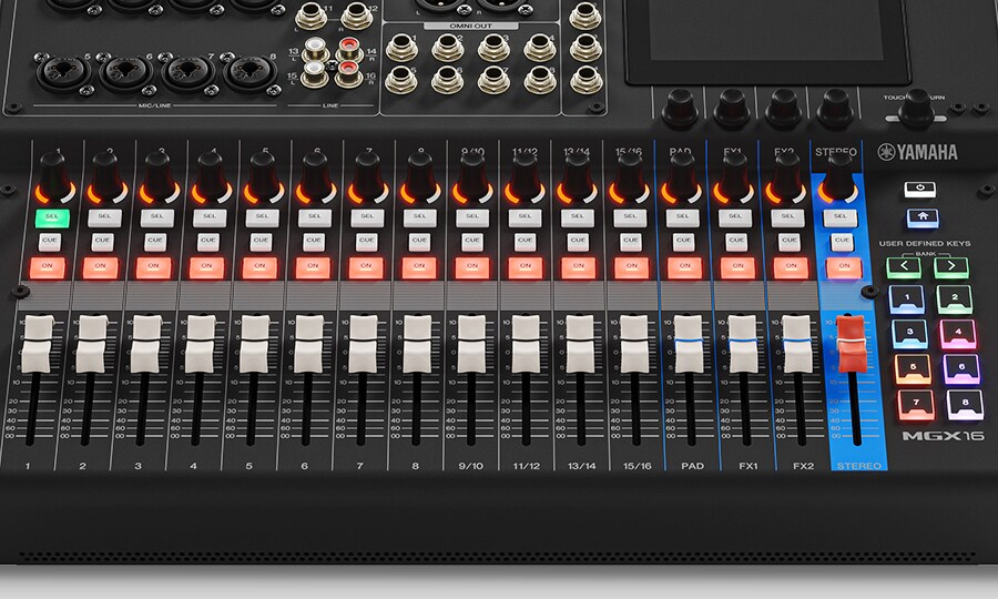 Yamaha MGX16: Moc. Możliwości. Wszechstronność.