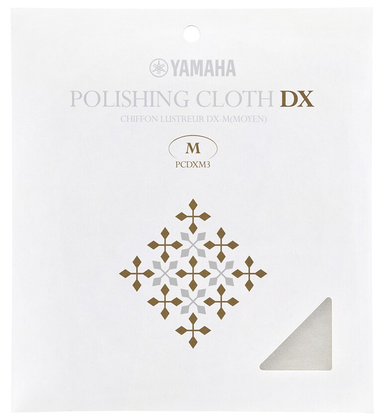 Polishing cloth in paper packaging.