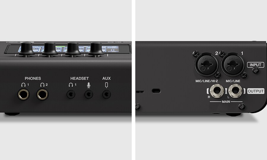 Yamaha URX22: Łączność i współpraca