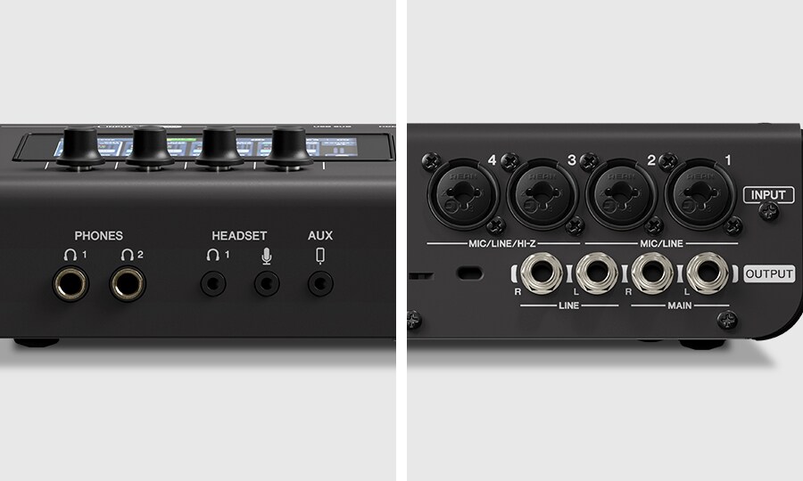 Yamaha URX44V: Łączność i współpraca