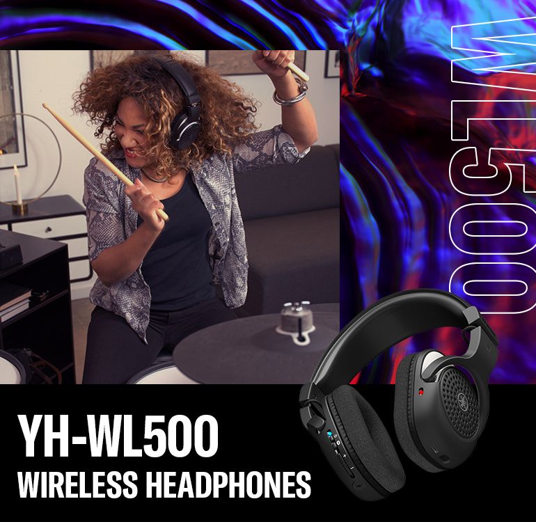 YAMAHA YH-WL500 ワイヤレスヘッドフォン YAMAHA YH-WL500(楽器用ワイヤレスヘッドホン) ｜イケベ楽器店
