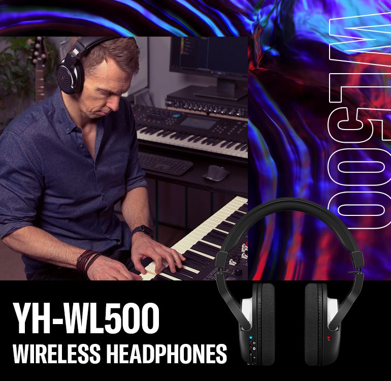 ヤマハ　楽器用ワイヤレスヘッドホン　YH-WL500 YAMAHA YH-WL500(楽器用ワイヤレスヘッドホン) ｜イケベ楽器店